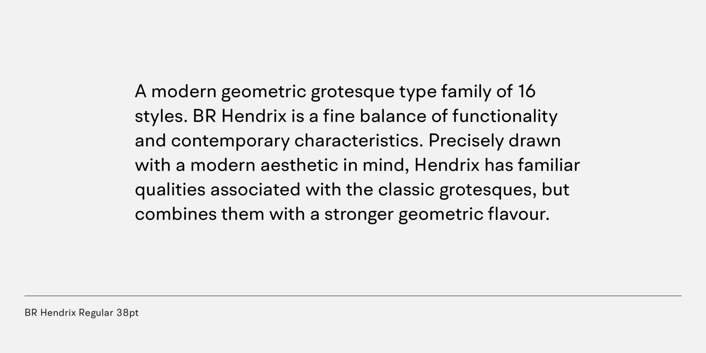 BR Hendrix SemiBold Italic Font preview